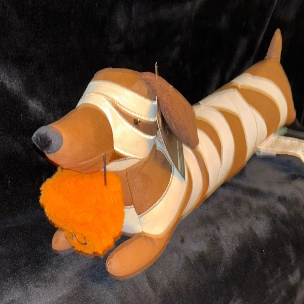 Dachshund Halloween Plush Mummy and Ghost Set